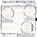 2023-2026 Pocket Planner/Calendar - 3 Year Monthly Planner from Jul 2023 - Jun 2026, 6.3" x 3.8", 2023-2026 Monthly Planner with 61 Notes Pages, Inner Pocket, Pen Loop, Elastic Closure - Image 4